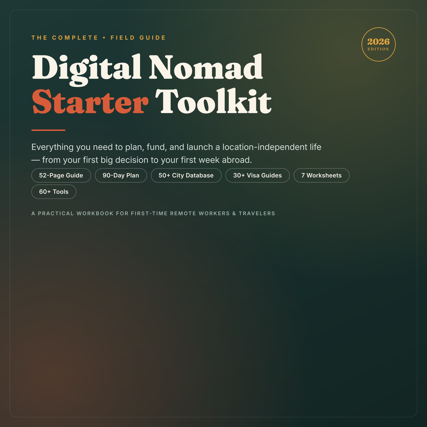 Digital Nomad Starter Toolkit, Cover